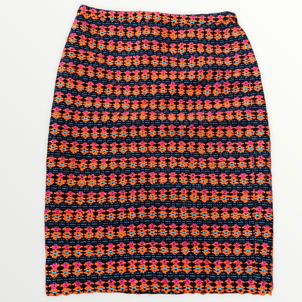 J Crew A-line Yarn embroidered skirt - New with tags